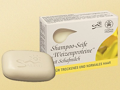 Shampoo-Seife „Weizenproteine“ mit Schafmilch
