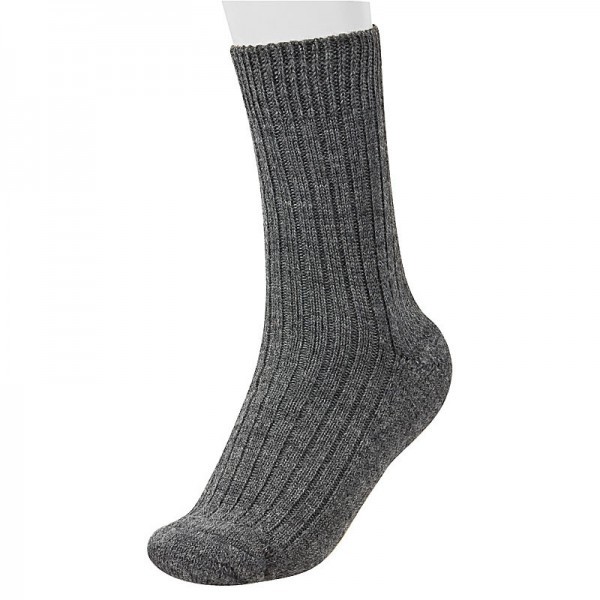 Socken aus Schurwolle, Farbe: Grau